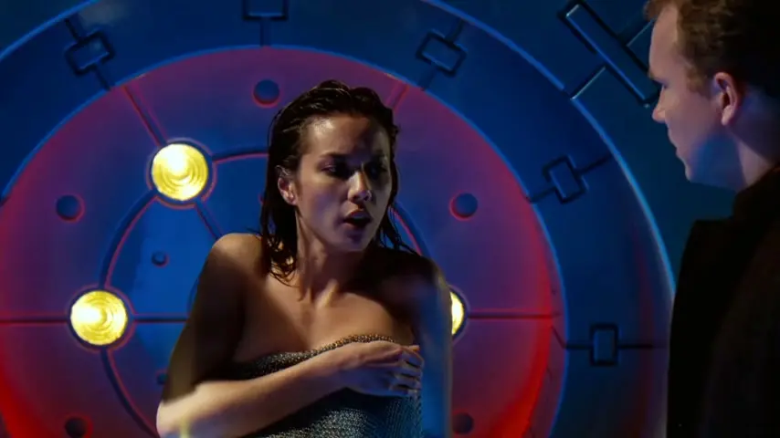 Lexa Doig, Tania Maro, Kaye Penaflor etc. in Jason X (2001) Scene