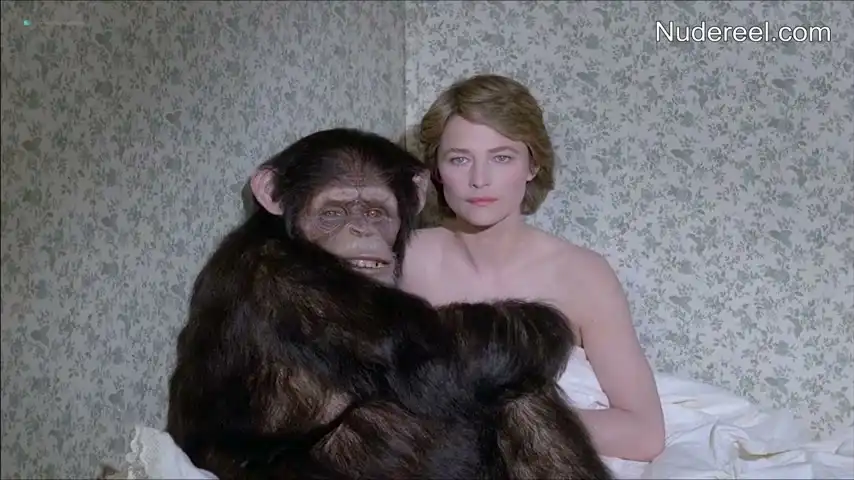 Sabine Haudepin, Charlotte Rampling in Max mon amour (1986) Scene